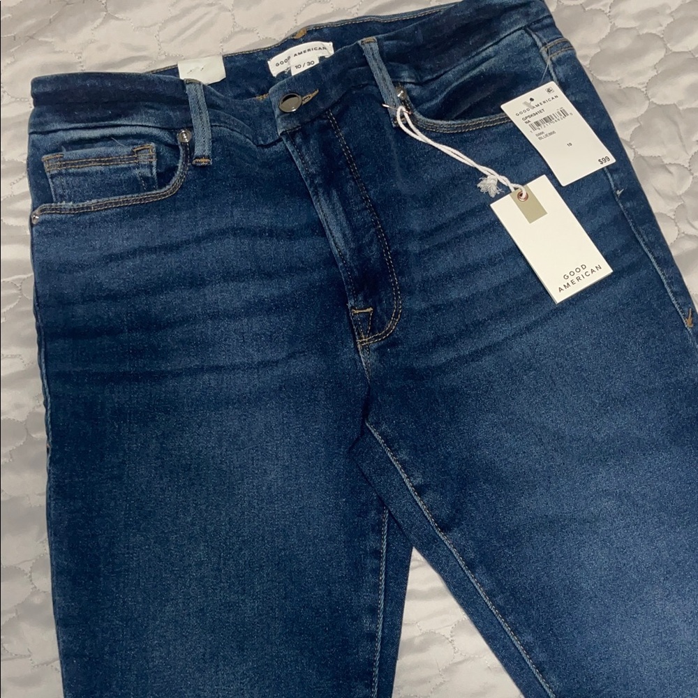 Good American Dark Blue Skinny Jeans